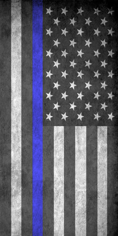 Police Flag UV Direct Print Cornhole Tops