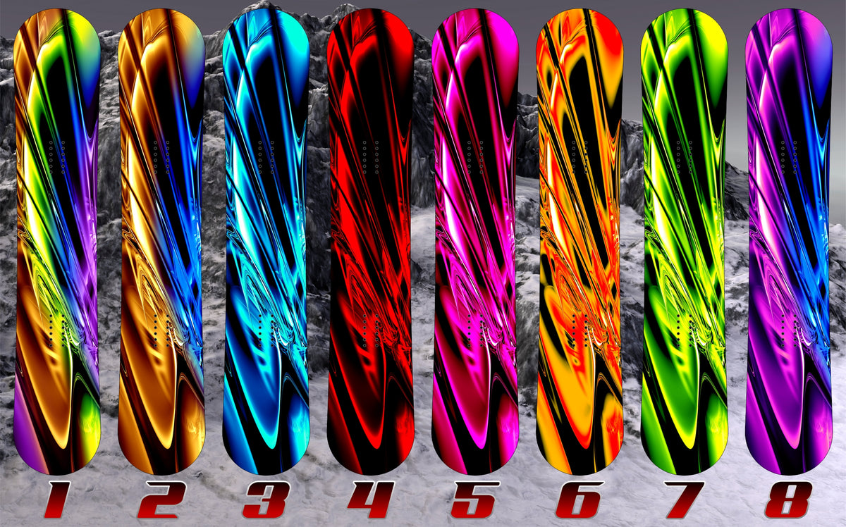 Prismatic Snowboard Vinyl Wrap Graphic Decal Sticker – Elite Choice ...