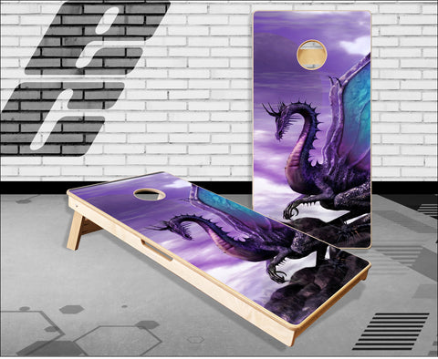 Purple Dragon Cornhole Boards