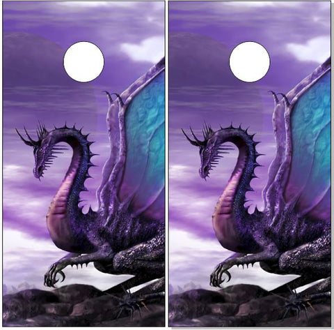 Purple Dragon UV Direct Print Cornhole Tops