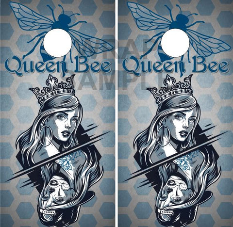 Queen Bee UV Direct Print Cornhole Tops