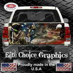 Reaper American Flag Eagle Camo Tailgate Wrap