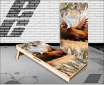 Ringneck Pheasant Obliteration Buck Camo Cornhole Boards