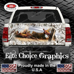 Ringneck Pheasant Obliteration Buck Snow Camo Tailgate Wrap