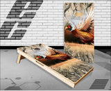 Ringneck Pheasant Obliteration Skull Camo Cornhole Boards