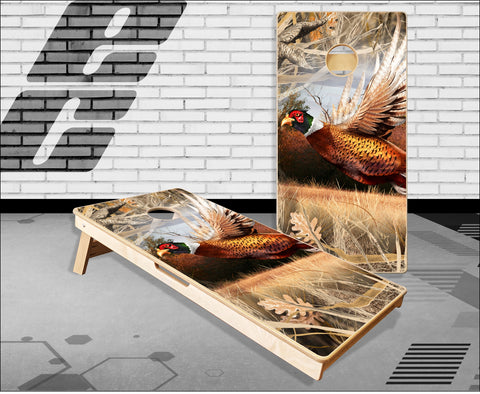 Ringneck Pheasant Tallgrass Duck Cornhole Boards