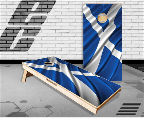 Scotland Flag Cornhole Boards