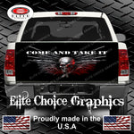 Skull Gun Rights Tailgate Wrap