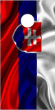 Slovakian Flag Cornhole Wrap
