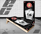 Smoking Ace King Poker Cornhole Boards