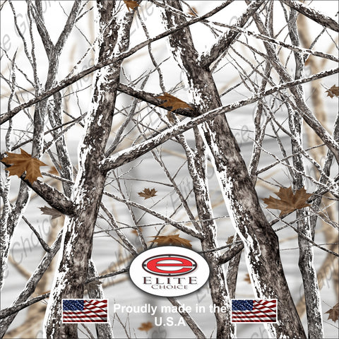 Snowstorm 2 52"x6ft Wrap Vinyl Truck Camo Car SUV Tree Real Camouflage Sticker Decal