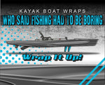 Subtle Flow Kayak Vinyl Wrap Kit Graphic Decal/Sticker 12ft and 14ft