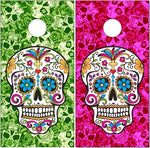 Sugar Skulls UV Direct Print Cornhole Tops