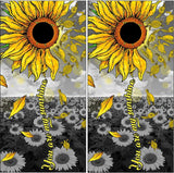 Sunflower Turtles UV Direct Print Cornhole Tops