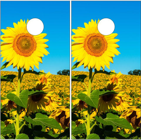 Sunflower Cornhole Wrap