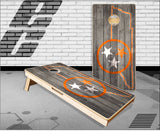 Tennessee State Flag Wood Cornhole Boards