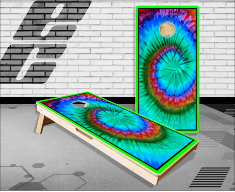 Tie Dye 2 Cornhole Boards