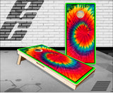 Tie Dye Cornhole Boards