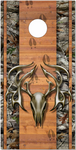 Tribal Buck Skull Camo UV Direct Print Cornhole Tops