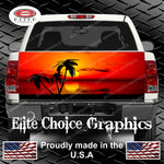 Tropical Sunset 6 Tailgate Wrap