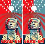 Trump Grab them By the UV Direct Print Cornhole Tops