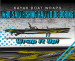 Twisted Metal Gold Kayak Vinyl Wrap Kit Graphic Decal/Sticker 12ft and 14ft