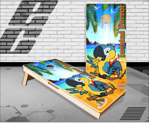 Twisted Parrot Cornhole Boards