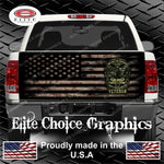 Veteran Oath Flag Tailgate Wrap