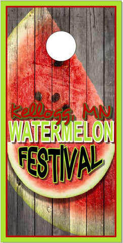 Watermelon Cornhole Wrap