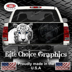 White Tiger Tailgate Wrap