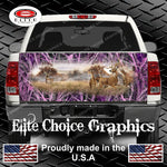 Whitetail Buck Tallgrass Pink Camo Tailgate Wrap