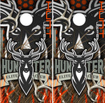 Wicked Hunt Life Buck Grass UV Direct Print Cornhole Tops