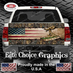Wicked Wire Don't Tread On Me Camo Flag Tailgate Wrap