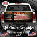 Wicked Wire Lineman Backbone American Flag Tailgate Wrap