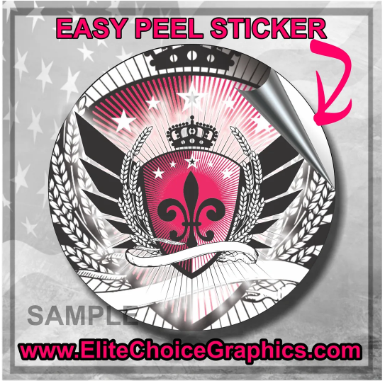 Custom Circle Die Cut Stickers – Elite Choice Graphics