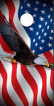 Flying Eagle Amereican Flag Cornhole Wrap Bag Toss Decal Baggo Skin Sticker Wraps Laminated or Non Laminated