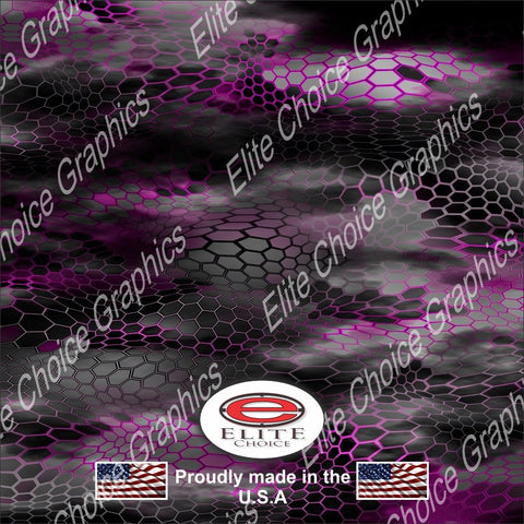 Chameleon Hex 2 Pink 52"x6ft Wrap Vinyl Truck Camo Car SUV Tree Real Camouflage Sticker Decal