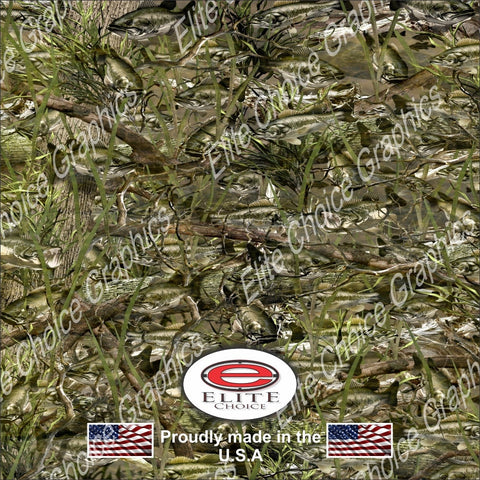 Bass Camo  52"x6ft Wrap Vinyl Truck Camo Car SUV Tree Real Camouflage Sticker Decal