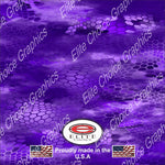 Chameleon Hex 3 Purple 52"x6ft Wrap Vinyl Truck Camo Car SUV Tree Real Camouflage Sticker Decal