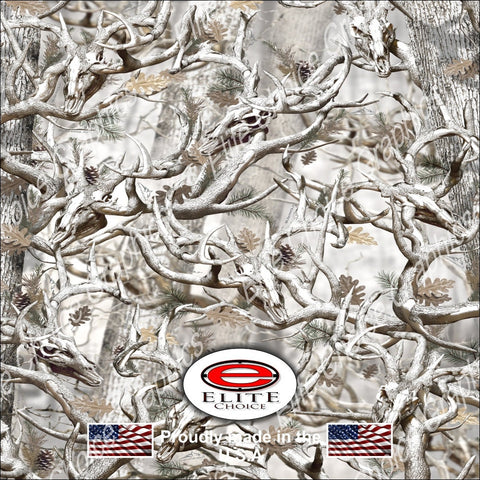Obliteration Snow Buck  52"x6ft Wrap Vinyl Truck Camo Car SUV Tree Real Camouflage Sticker Decal