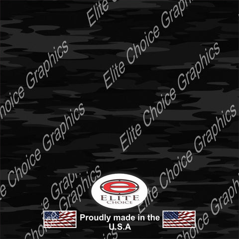 Traditional Black  52"x6ft Wrap Vinyl Truck Camo Car SUV Tree Real Camouflage Sticker Decal