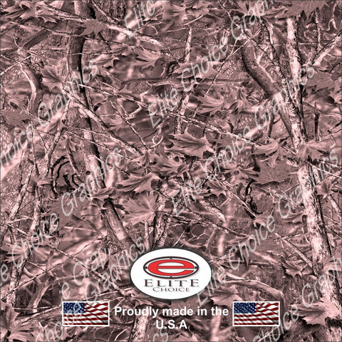 Woodland Ghost Pink 52"x6ft Wrap Vinyl Truck Camo Car SUV Tree Real Camouflage Sticker Decal