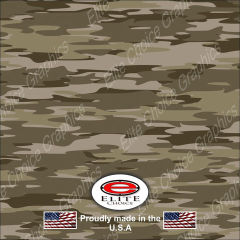 Traditional Desert Tree Camo 15"x52" or 24"x52" Truck/Pattern Print Tree Real Camouflage Sticker Roll or Sheet
