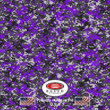 Digital Camo Purple 2 15"x52" or 24"x52" Truck/Pattern Print Tree Real Camouflage Sticker Roll or Sheet
