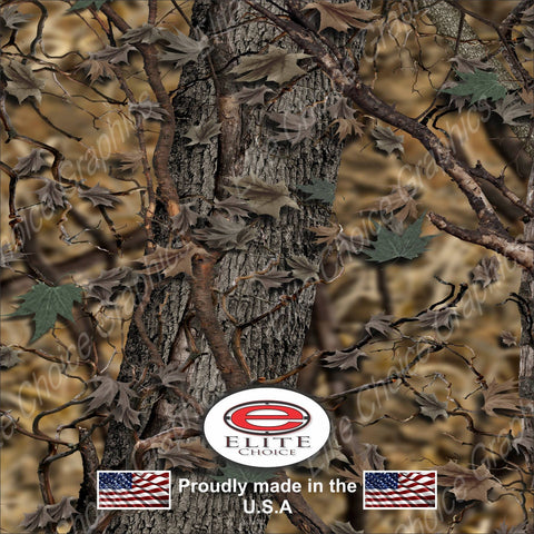 Hybrid Oak Camo 15"x52" or 24"x52" Truck/Pattern Print Tree Real Camouflage Sticker Roll or Sheet