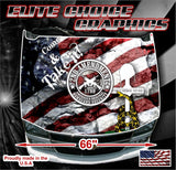 2nd Amendment Gun Rights Vinyl Hood Wrap Bonnet Decal Sticker Graphic Universal Fit