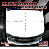 Firefighter Thin Red Line White Vinyl Hood Wrap Bonnet Decal Sticker Graphic Universal Fit