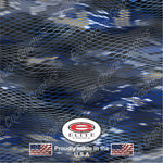 Asper Blue 2 Camo 15"x52" or 24"x52" Truck/Pattern Print Tree Real Camouflage Sticker Roll or Sheet