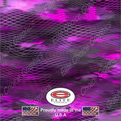 Asper Pink 3 Camo 15"x52" or 24"x52" Truck/Pattern Print Tree Real Camouflage Sticker Roll or Sheet