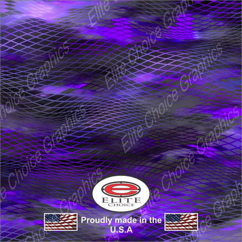 Asper Purple 3 Camo 15"x52" or 24"x52" Truck/Pattern Print Tree Real Camouflage Sticker Roll or Sheet
